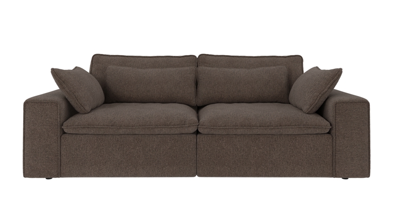 219186 b sb A Rawlins sofa 3-seater brown-grey fabric Max #176 (c2).