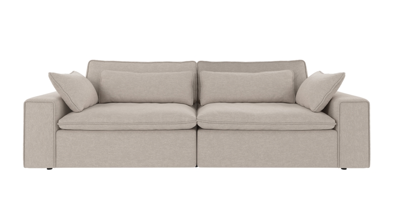 219383 b sb A Rawlins sofa 3-seater Maxi beige fabric Oscar #124 (c3).