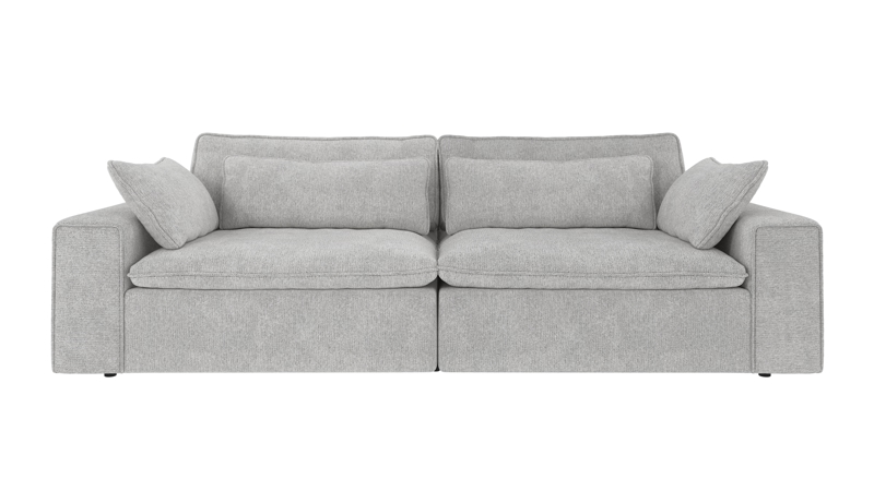 219172 b sb A Rawlins sofa 3-seater Maxi light grey fabric Max #60 (c2).