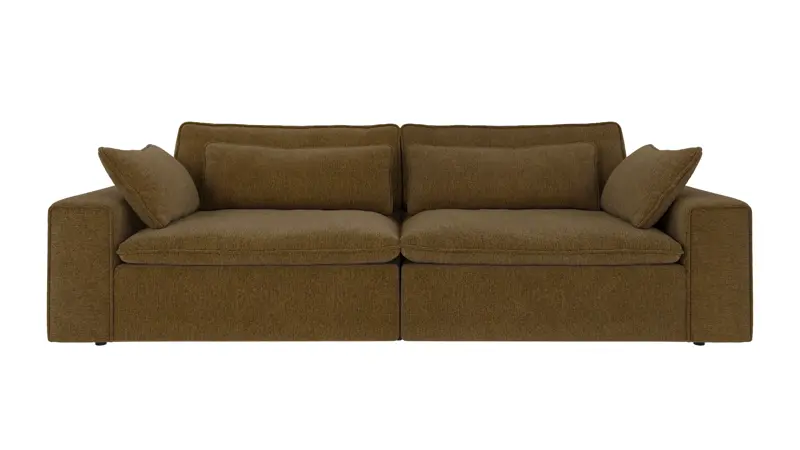 219178 b sb A Rawlins sofa 3-seater Maxi yellow-green fabric Max #14 (c2).