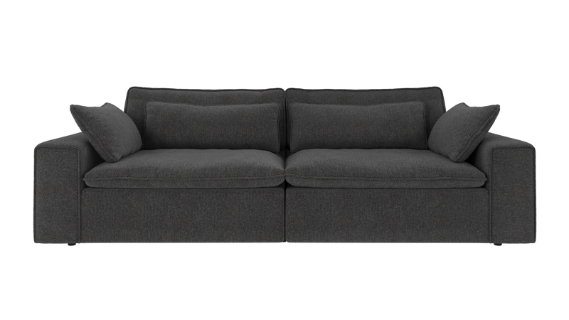 219187 b sb A Rawlins sofa 3-seater Maxi dark grey fabric Max #169 (c2).
