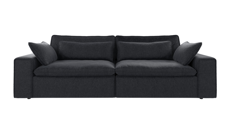 219280 b sb A Rawlins sofa 3-seater Maxi dark blue fabric Robin #90 (c3).