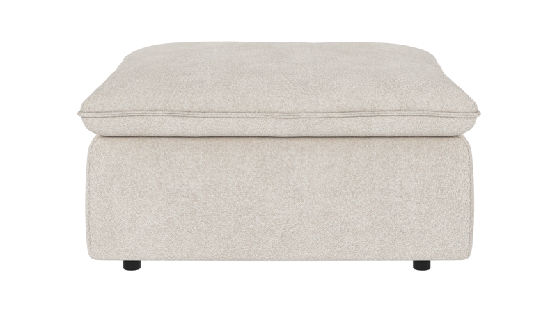 219317 b sb A Rawlins foot stool ivory fabric Anna #20 (c3).