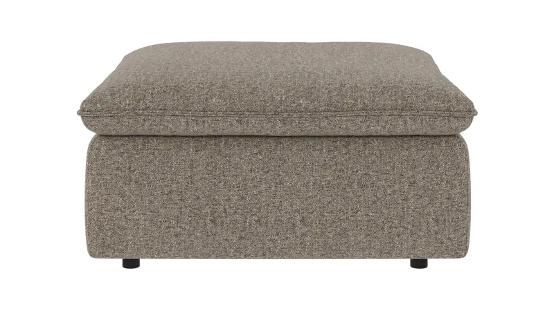 219390 b sb A Rawlins foot stool light brown fabric Oscar #13 (c3).