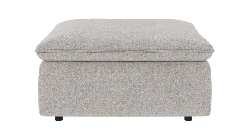 219387 b sb A Rawlins foot stool light grey fabric Oscar #196 (c3).