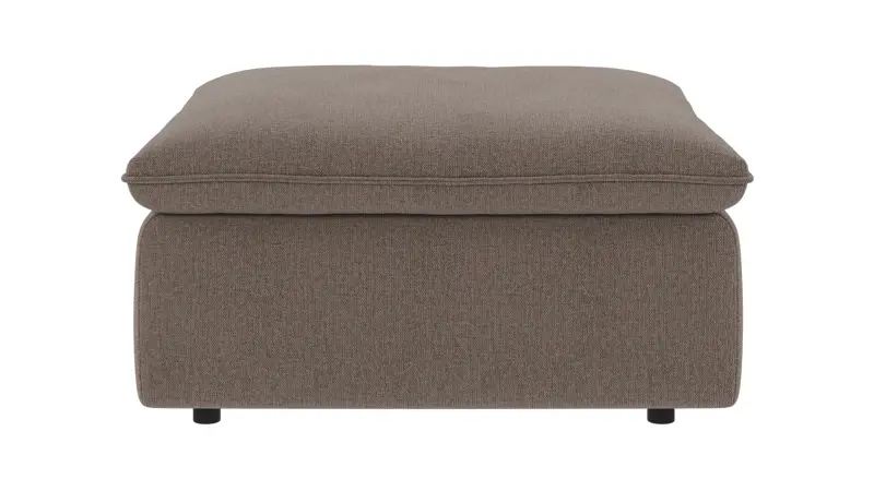 122665 b sb A Rawlins foot stool beige fabric Brenda #34 (c1).