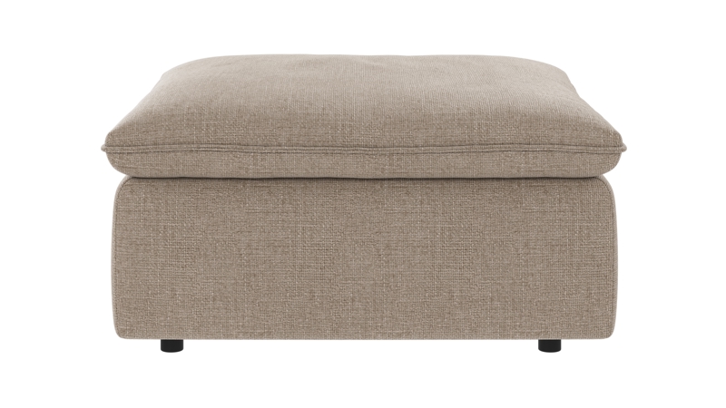 122701 b sb A Rawlins foot stool grey-beige fabric Robin #109 (c3).