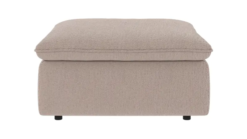 122705 b sb A Rawlins foot stool light beige fabric Alice #01 (c4).