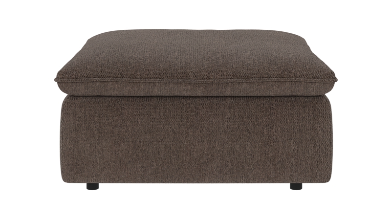 219185 b sb A Rawlins foot stool brown-grey fabric Max #176 (c2).