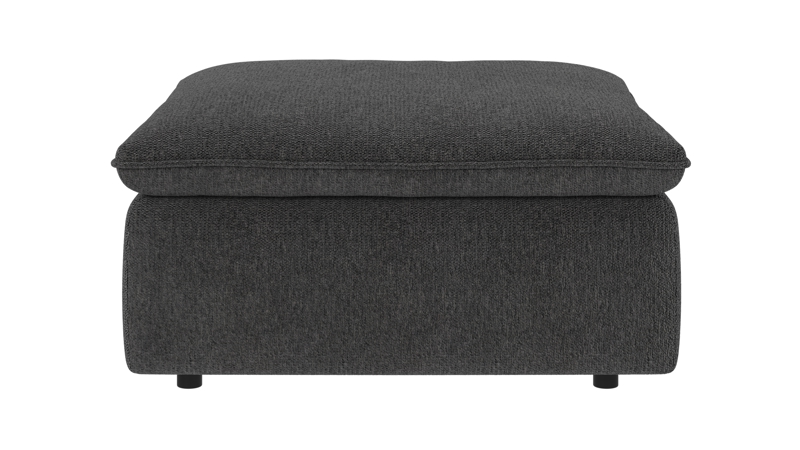 219188 b sb A Rawlins foot stool dark grey fabric Max #169 (c2).