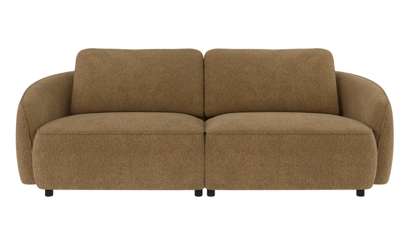 242050 b sb A Norris sofa 3-seater yellow fabric Max #170 (c2).