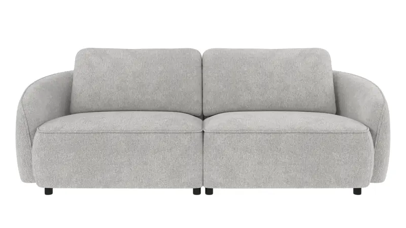 242040 b sb A Norris sofa 3-seater light grey fabric Max #60 (c2).