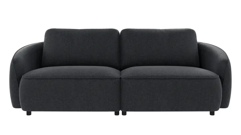 242310 b sb A Norris sofa 3-seater dark blue fabric Robin #90 (c3).