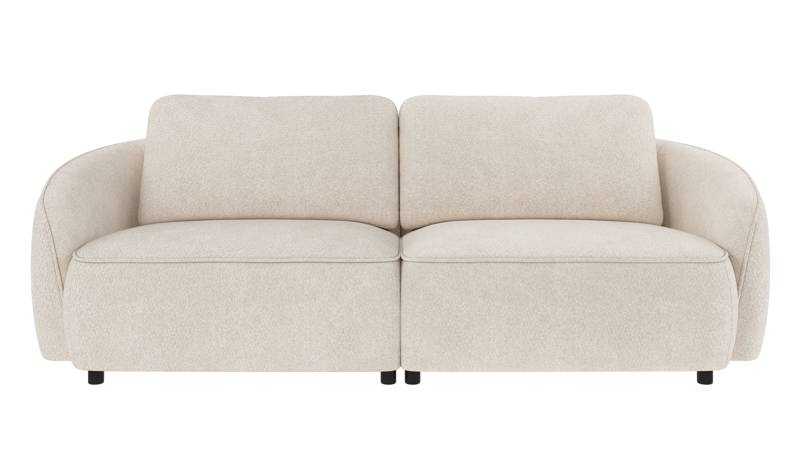 242396 b sb A Norris sofa 3-seater ivory fabric Anna #20 (c3).