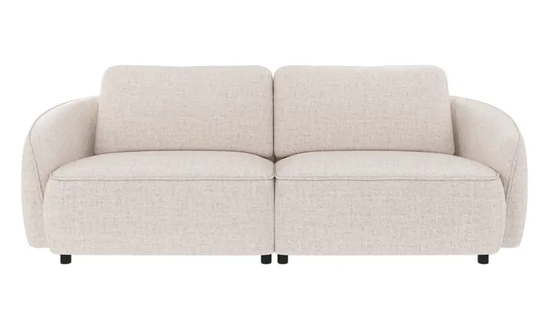 242544 b sb A Norris sofa 3-seater light beige fabric Oscar #1 (c3).