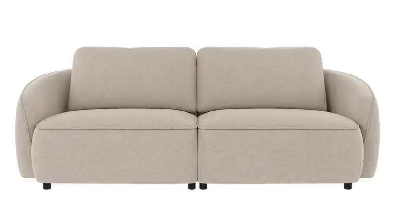 242552 b sb A Norris sofa 3-seater beige fabric Oscar #124 (c3).