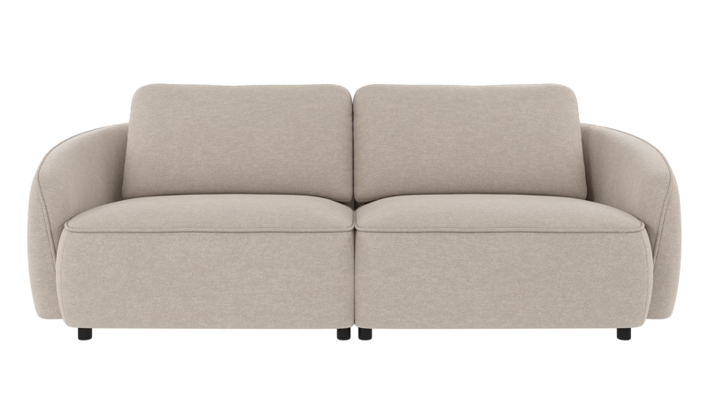 242552 b sb A Norris sofa 3-seater beige fabric Oscar #124 (c3).