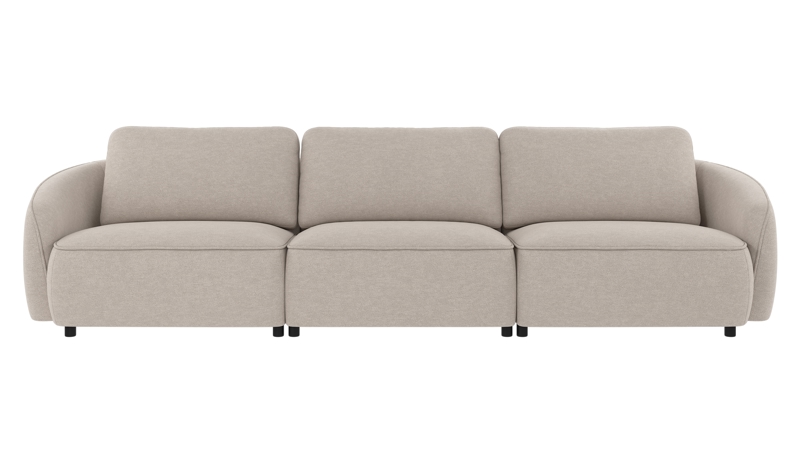 242553 b sb A Norris sofa 4-seater beige fabric Oscar #124 (c3).
