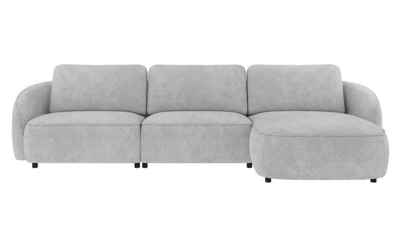 242043 b sb A Norris sofa 4-seater-chaise longue R light grey fabric Max #60 (c2).