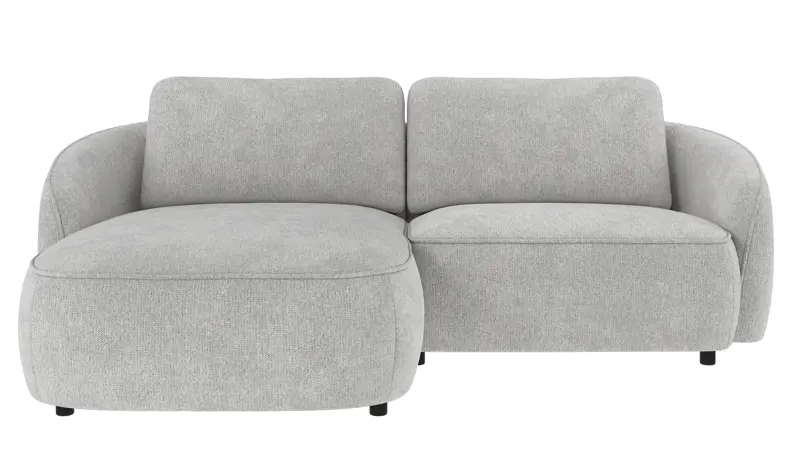 242044 b sb A Norris sofa 3-seater-chaise longue L light grey fabric Max #60 (c2).