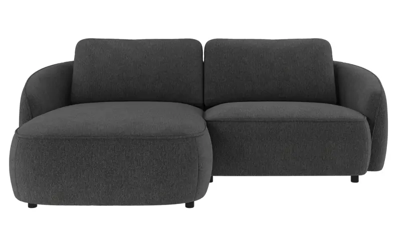 242094 b sb A Norris sofa 3-seater-chaise longue L dark grey fabric Max #169 (c2).