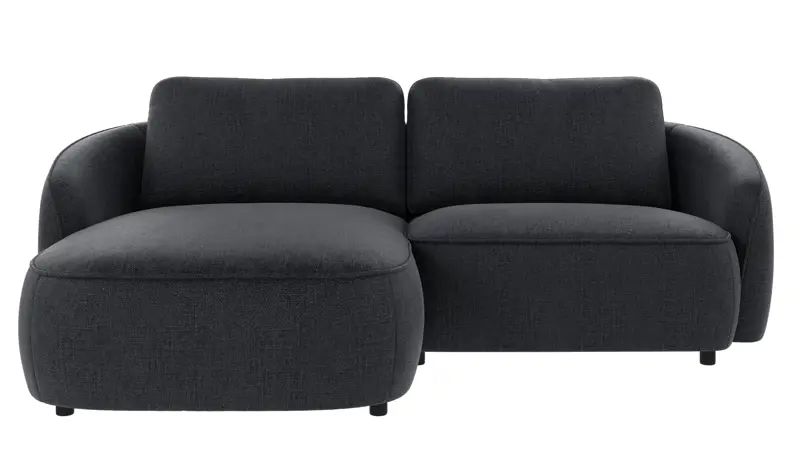 242314 b sb A Norris sofa 3-seater-chaise longue L dark blue fabric Robin #90 (c3).