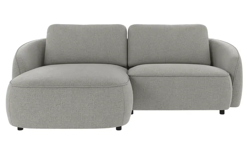 242322 b sb A Norris sofa 3-seater-chaise longue L medium grey fabric Robin #149 (c3).