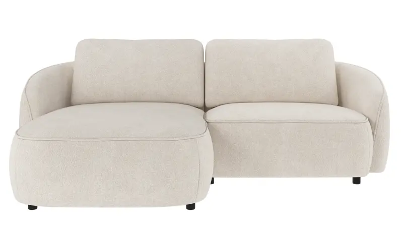 242400 b sb A Norris sofa 3-seater-chaise longue L ivory fabric Anna #20 (c3).
