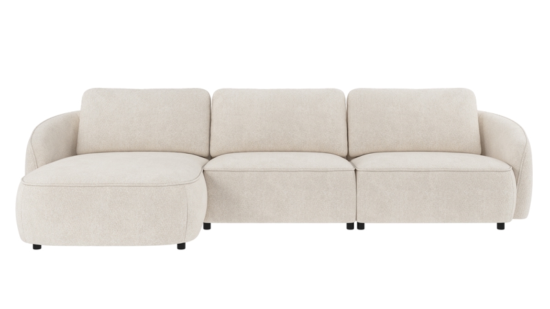 242401 b sb A Norris sofa 4-seater-chaise longue L ivory fabric Anna #20 (c3).