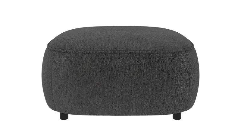 242096 b sb A Norris footstool dark grey fabric Max #169 (c2).