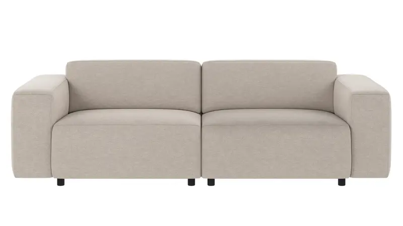 149780 b sb A Willard sofa 3-seater beige fabric Oscar #124 (c3).