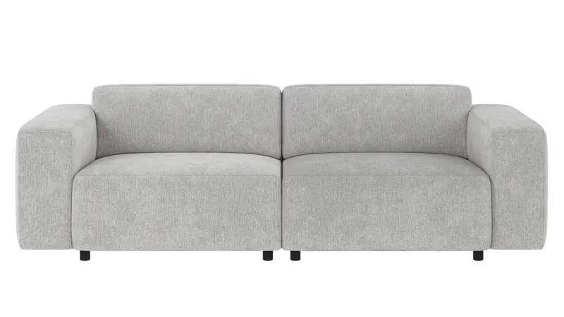 149200 b sb A Willard sofa 3-seater light grey fabric Max #60 (c2).