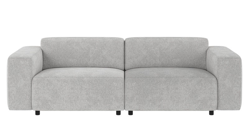 149200 b sb A Willard sofa 3-seater light grey fabric Max #60 (c2).