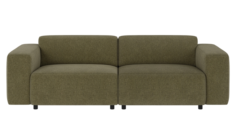 149230 b sb A Willard sofa 3-seater dark green fabric Max #88 (c2).