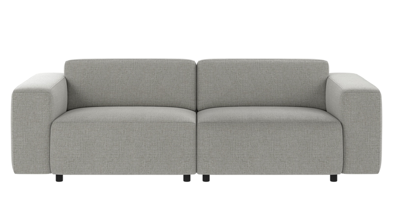 149510 b sb A Willard sofa 3-seater medium grey fabric Robin #149 (c3).