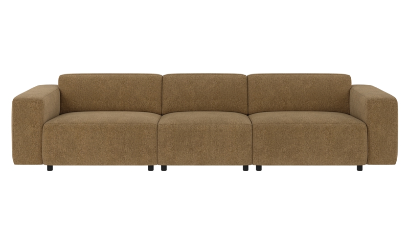 149211 b sb A Willard sofa 4-seater yellow fabric Max #170 (c2).