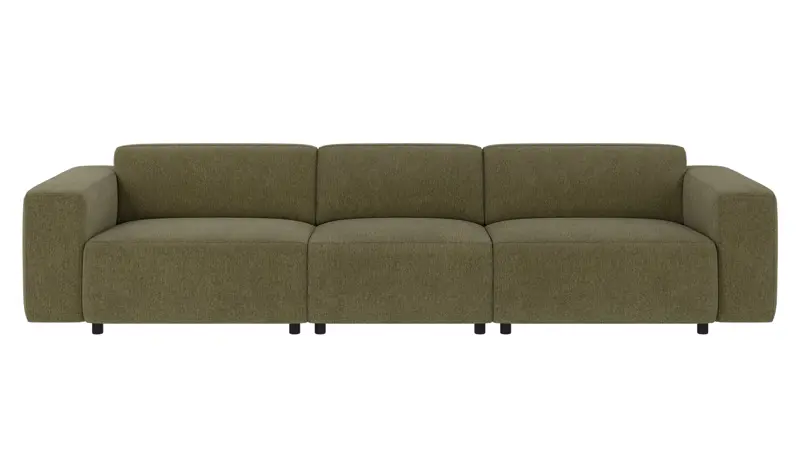 149231 b sb A Willard sofa 4-seater dark green fabric Max #88 (c2).