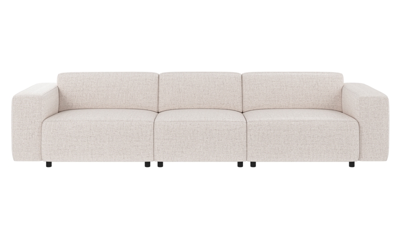 149771 b sb A Willard sofa 4-seater light beige fabric Oscar #1 (c3).