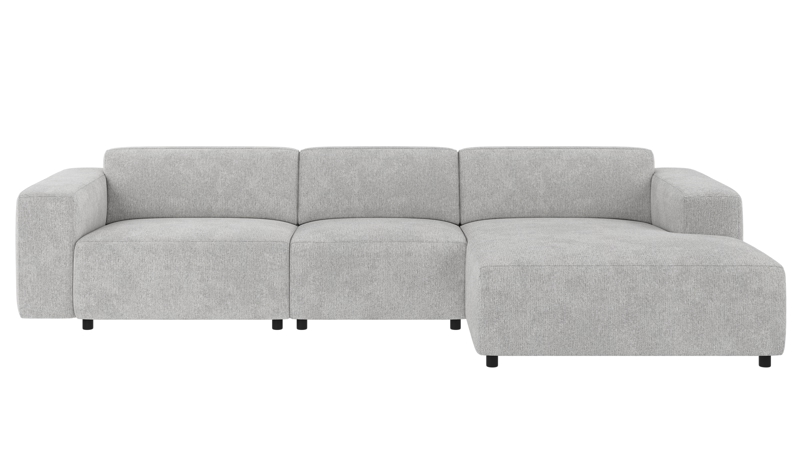 149203 b sb A Willard sofa 4-seater-chaise longue R light grey fabric Max #60 (c2).
