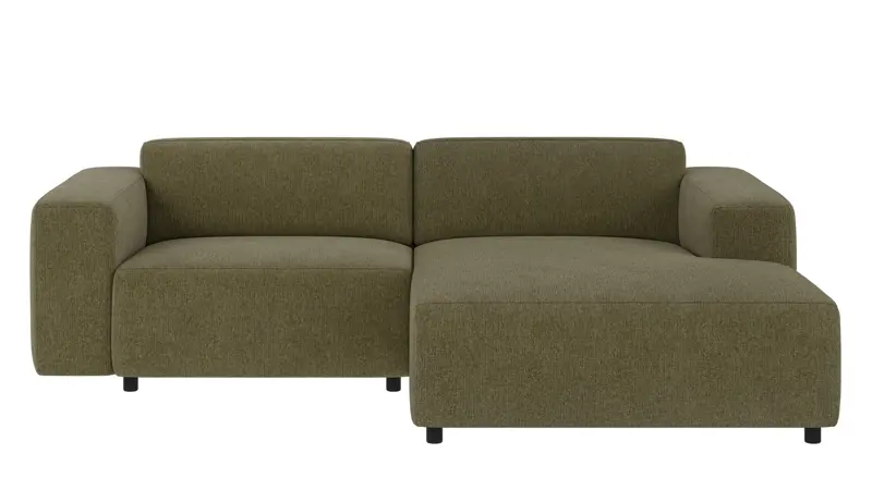 149232 b sb A Willard sofa 3-seater-chaise longue R dark green fabric Max #88 (c2).