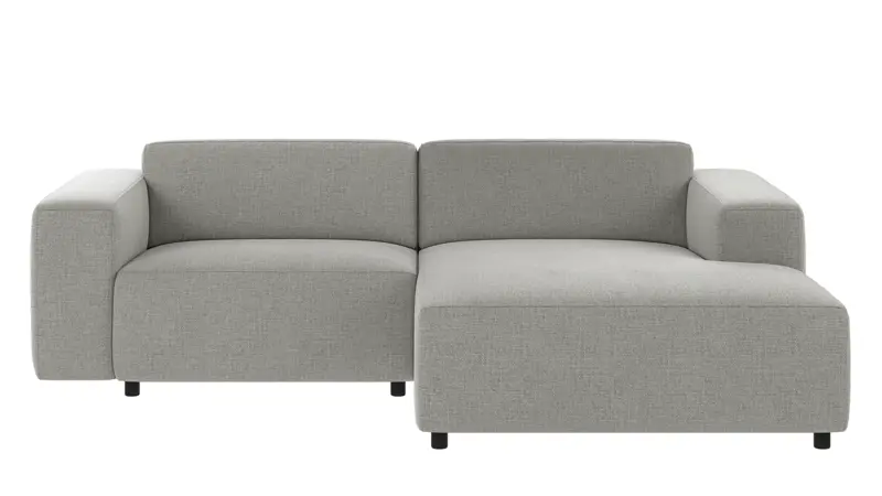 149512 b sb A Willard sofa 3-seater-chaise longue R medium grey fabric Robin #149 (c3).