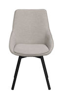Produktbild Everett matbord, ww_svart + Alison beige stol, 117761 b R.jpg