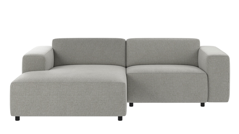 149514 b sb A Willard sofa 3-seater-chaise longue L medium grey fabric Robin #149 (c3).