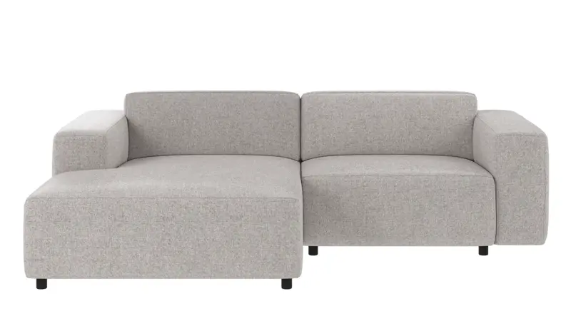 149794 b sb A Willard sofa 3-seater-chaise longue L light grey fabric Oscar #196 (c3).