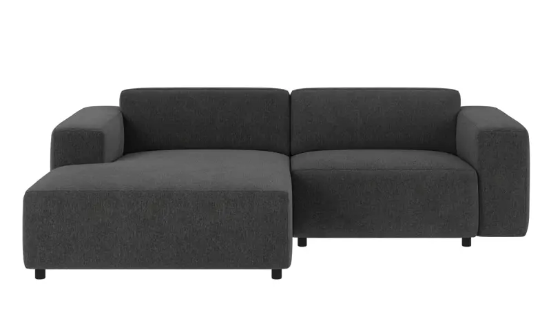 149254 b sb A Willard sofa 3-seater-chaise longue L dark grey fabric Max #169 (c2).