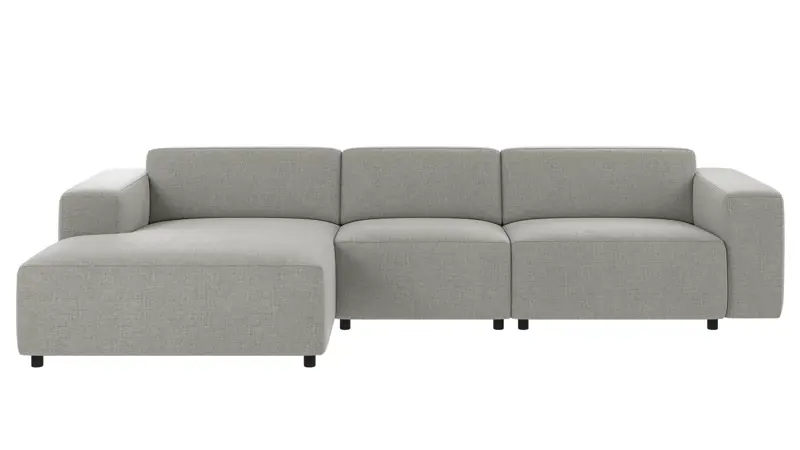 149515 b sb A Willard sofa 4-seater-chaise longue L medium grey fabric Robin #149 (c3).