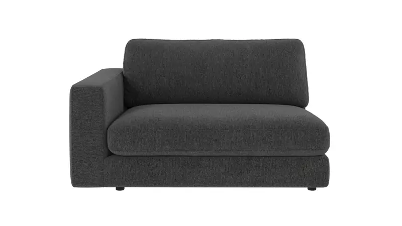 127029 b sb A Duncan 1,5 seater L dark grey fabric Max #169 (c2).