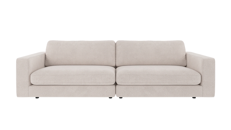 126834 b sb A Duncan sofa 3-seater light beige fabric Brenda #22 (c1).