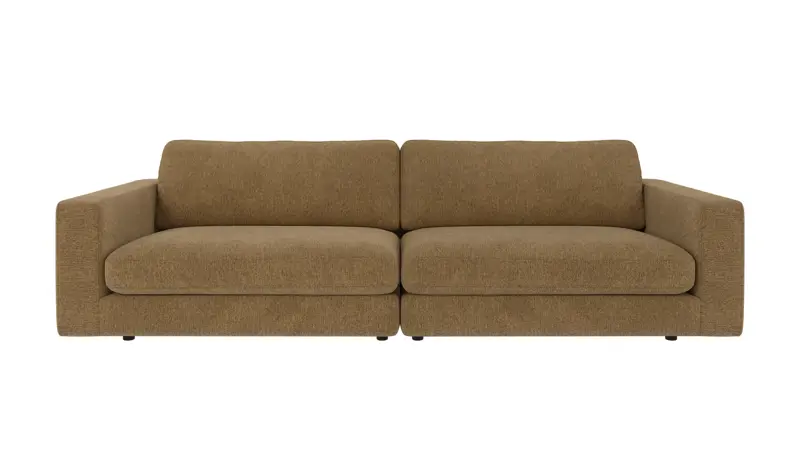 126944 b sb A Duncan sofa 3-seater yellow fabric Max #170 (c2).