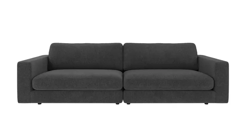 127024 b sb A Duncan sofa 3-seater dark grey fabric Max #169 (c2).